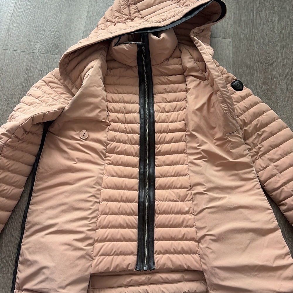 RUDSAK Blush Quilted Hooded down fill light spring Puffer Jacket - Picture 6 of 12